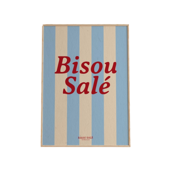 Breizh club - Affiche "Bisou salé"