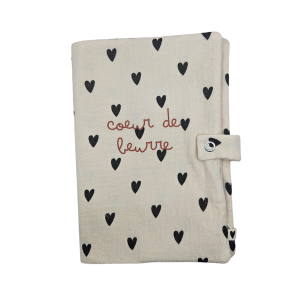 Atelier wagram - Protège carnet de santé - Cœur de beurre