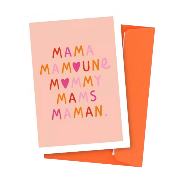 POSE - Carte postale Maman