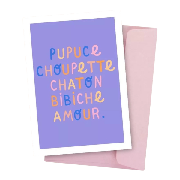 POSE - Carte postale Bibiche