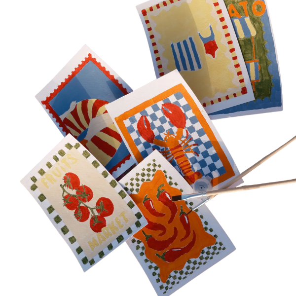 Frangipane – Set Méditerranée – Peinture par numéros