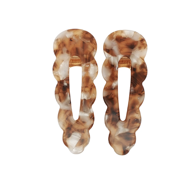 Peignee Paris - Barrettes Signature - Affogato