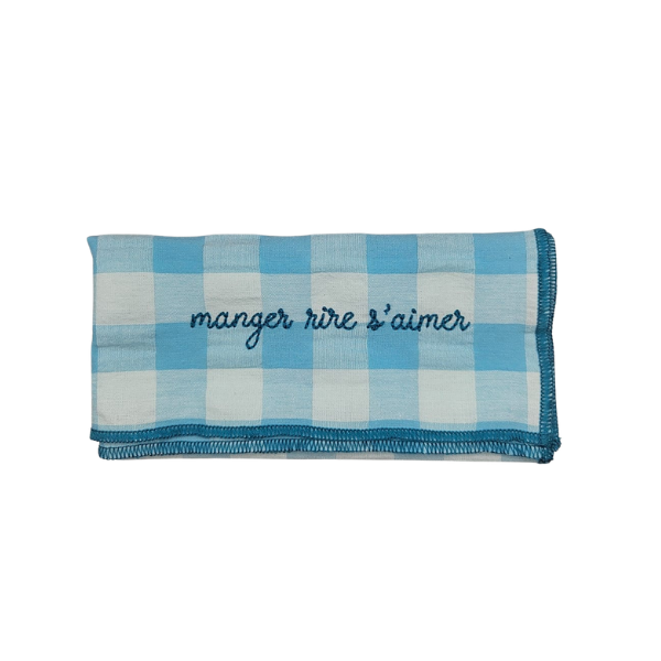 Serviette de table - Manger, rire s'aimer
