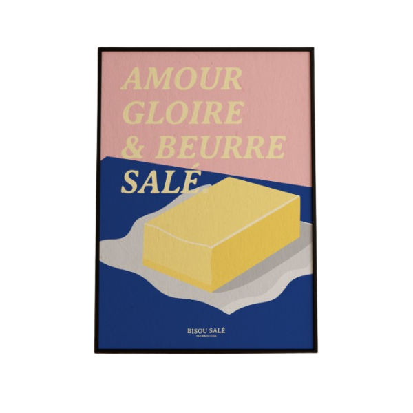Breizh club - Affiche "Amour Gloire et Beurre Salé"