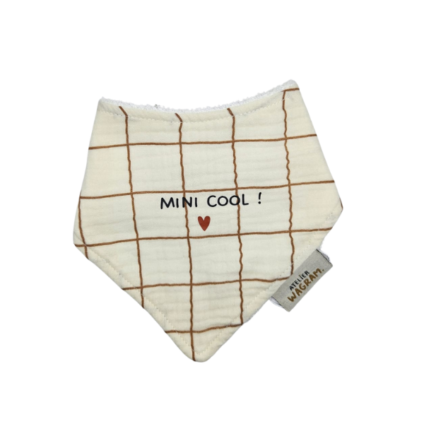 Atelier Wagram - Bavoir Bandana - Mini cool