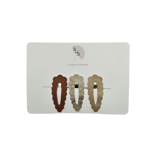 Studio Frommie - Lot de 3 barrettes enfants
