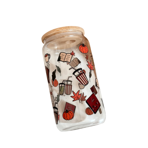 Gobelet en verre à motifs – 500 ml