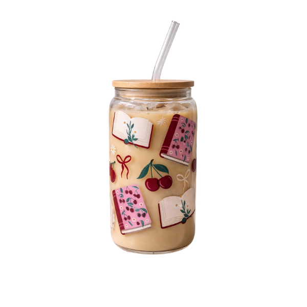 Gobelet en verre à motifs – 500 ml