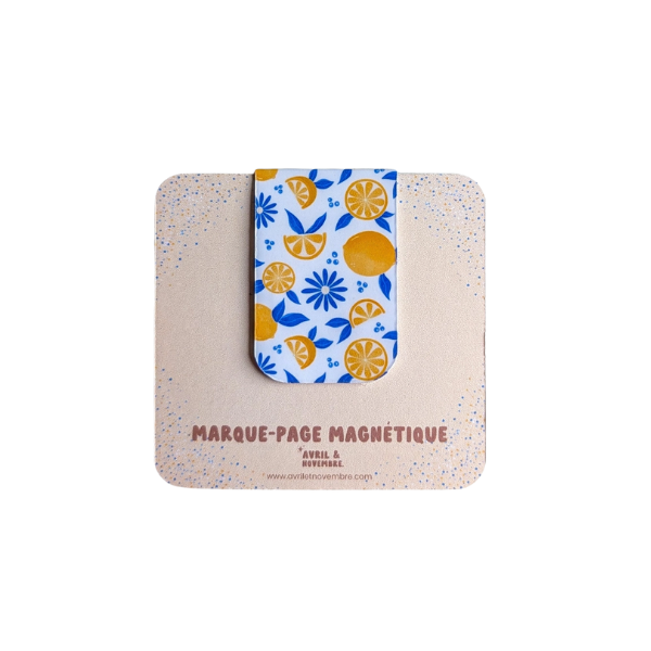 Marque-pages magnétiques - Citrons