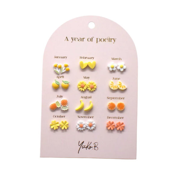 Yuko.b - Un an de poésie - Jaune