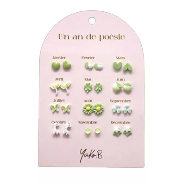 Yuko.b - Un an de poésie - Vert