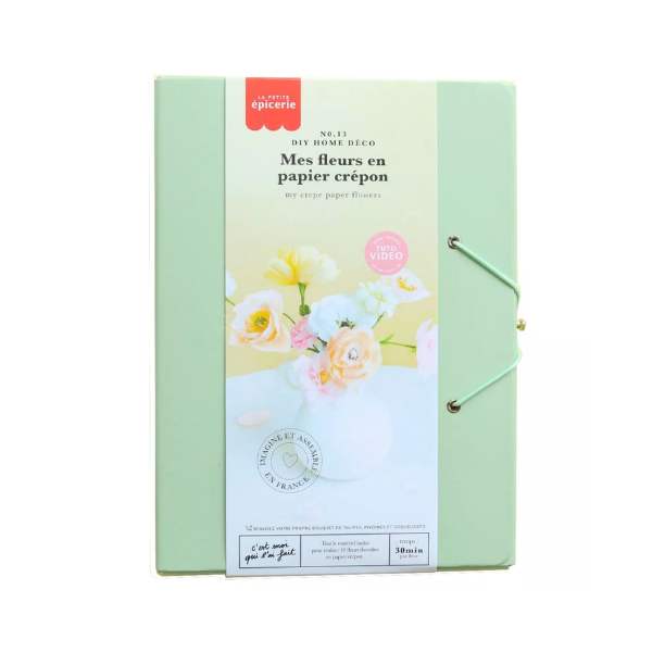 Kit - Mes fleurs en papier crépon