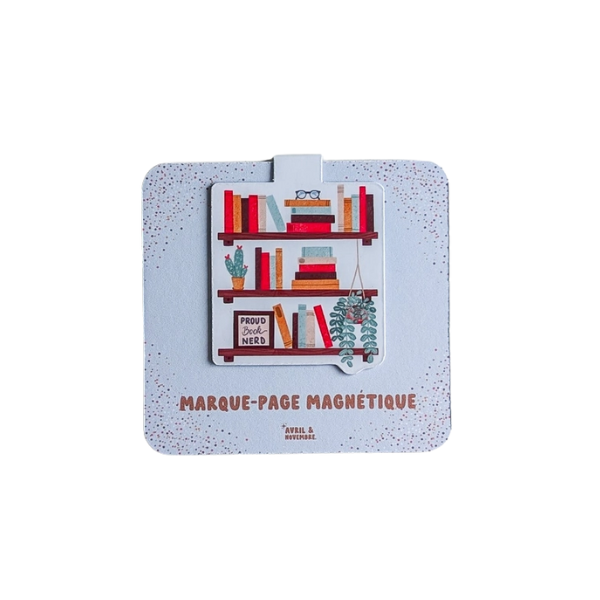 Marque-pages magnétiques - Proud book nerd
