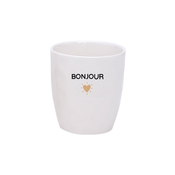 Gobelet message - Bonjour