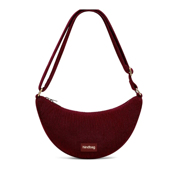 Hindbag - Sac Andréa velours bordeaux