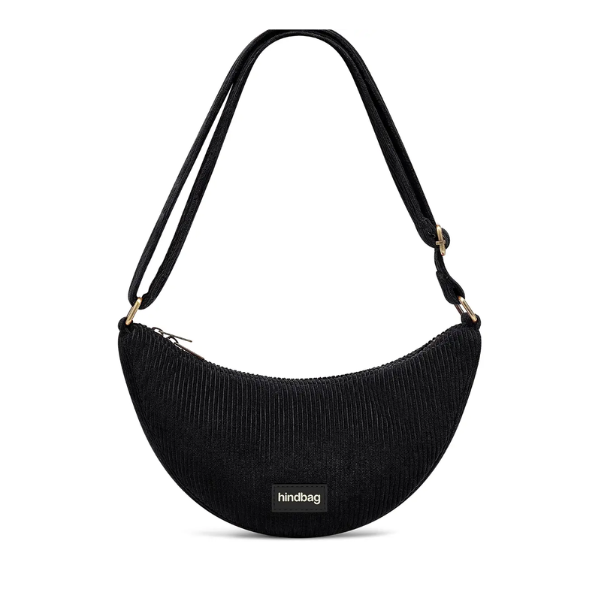 Hindbag - Sac Andréa velours noir