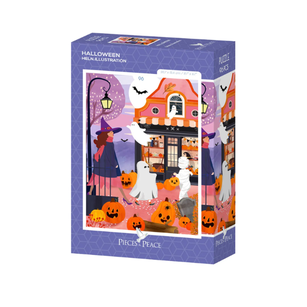 Pièces and Peace - Mini-Puzzle 96 pièces - Halloween