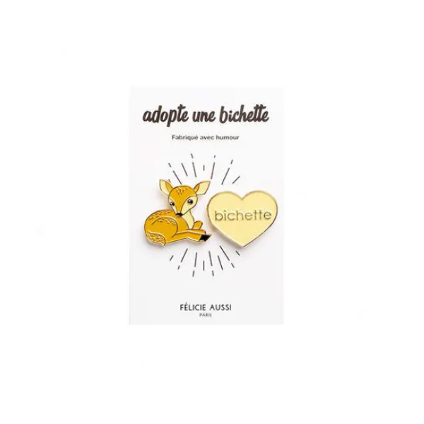 Félicie Aussi - Duo de Pin’s à partager - Bichette