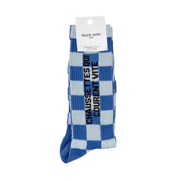 Felicie aussi - Chaussettes qui courent vite damier