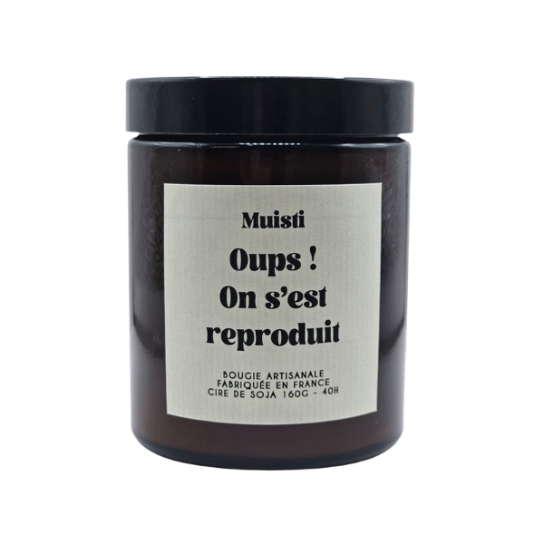 Muisti - Bougie parfumée - Oups ! On s'est reproduit