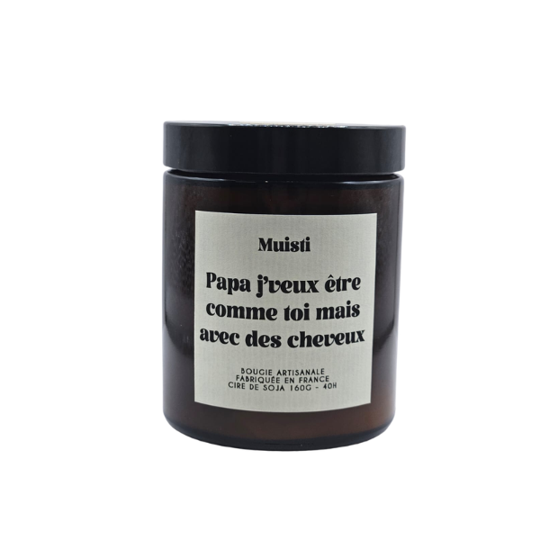 Muisti - Bougie parfumée - Papa comme toi mais avec des cheveux