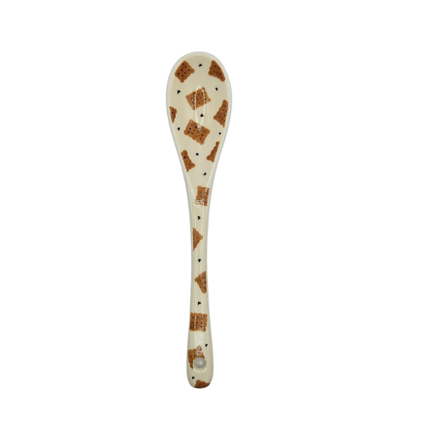 Cuillère en porcelaine - Biscuits