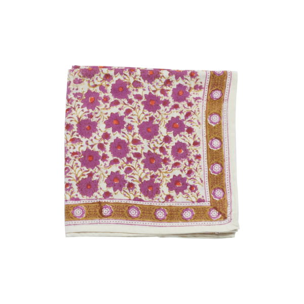Bonheur du jour - Petit foulard - Dupatta Rose Indien