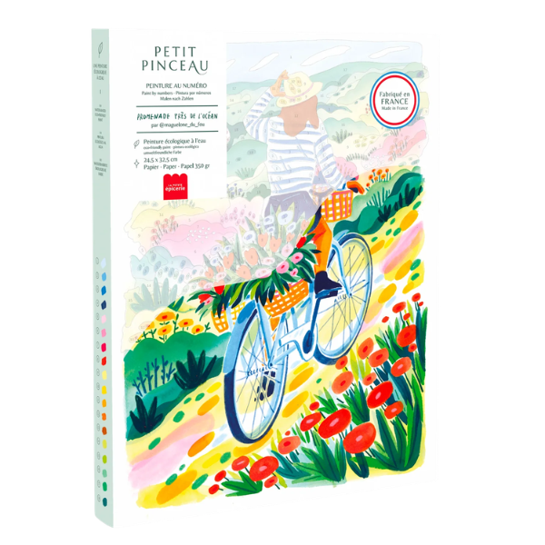 Peinture à Numéro Petit Pinceau - Promenade près de l'océan