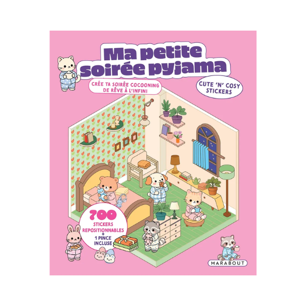 Stickers Ma petite soirée pyjama - Cute 'n' cosy stickers