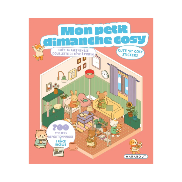 Stickers Mon petit dimanche cosy - Cute 'n' cosy stickers