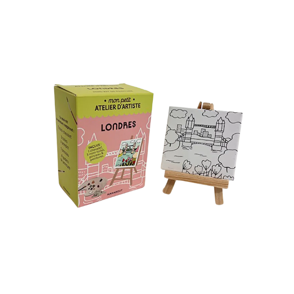 Mini kit de peinture – 3 toiles à créer - Londres