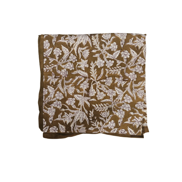 So family - Foulards Calcutta Olive - 100x100cm