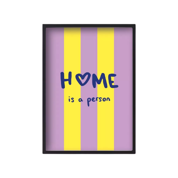 Quartier Libre - Affiche A4 Home is a Person