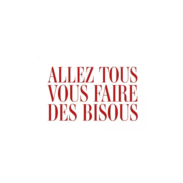 Bulma Carte postale - Allez tous vous faire....