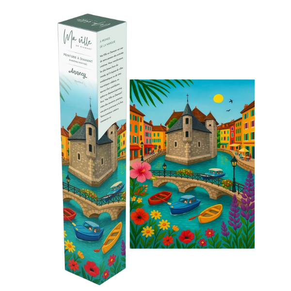 Ma Ville en Diamant – Kit de Diamond Painting Annecy