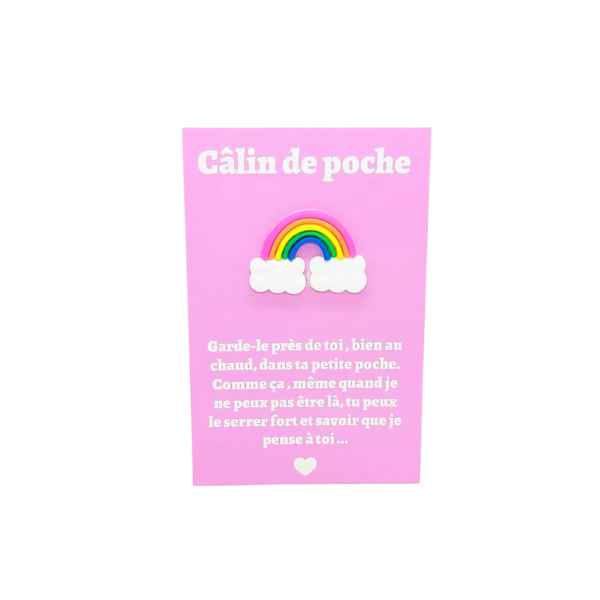 Câlin de Poche - Cookie Arc en ciel