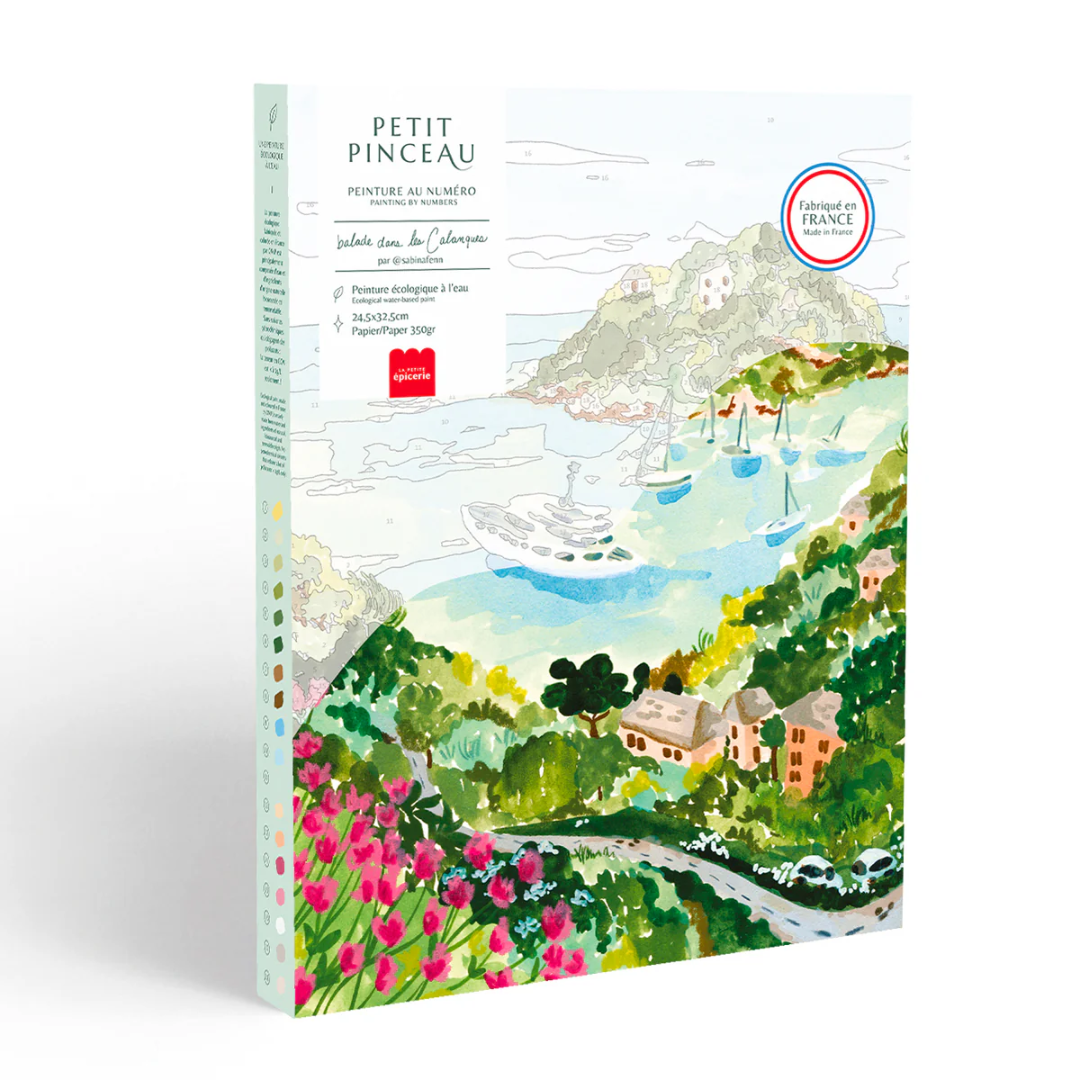Peinture à Numéro Petit Pinceau - Balade dans les calanques