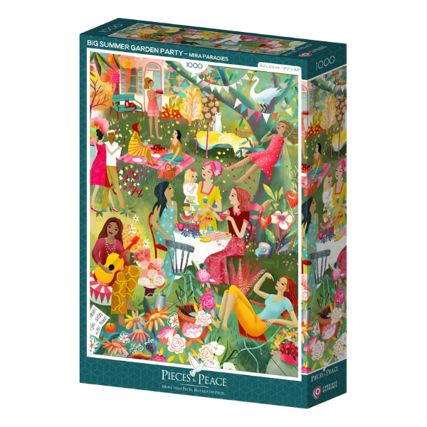 Puzzle Pieces&Peace 1000 Pièces - Big summer garden party