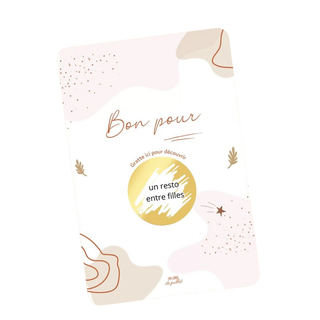 Carte à gratter - Bon pour...