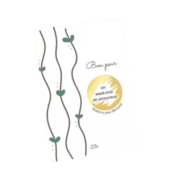 Carte à gratter - Bon pour...