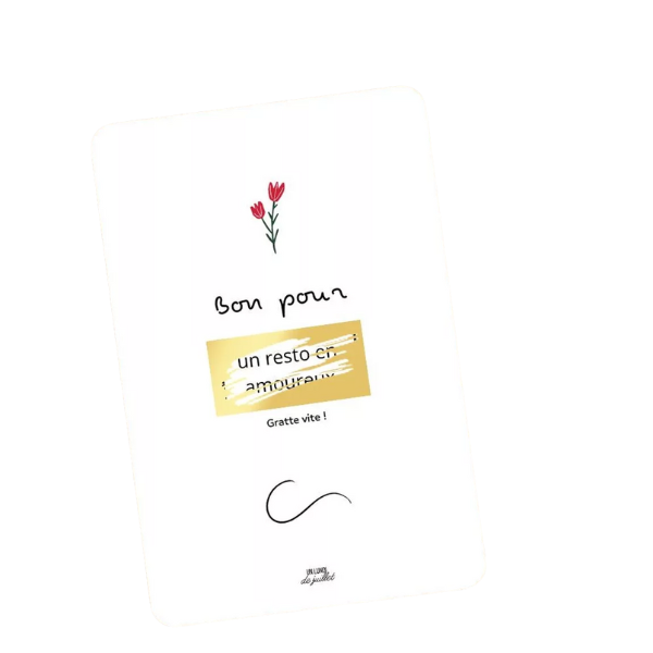Carte à gratter - Bon pour...