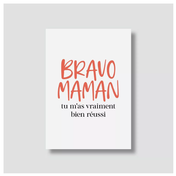 Bulma Carte - Bravo Maman