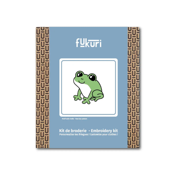 Kit de broderie - DIY - Grenouille