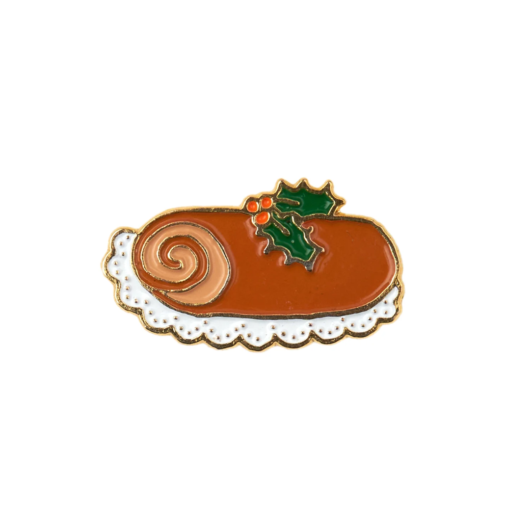Coucou Suzette - Pin’s Bûche de Noël
