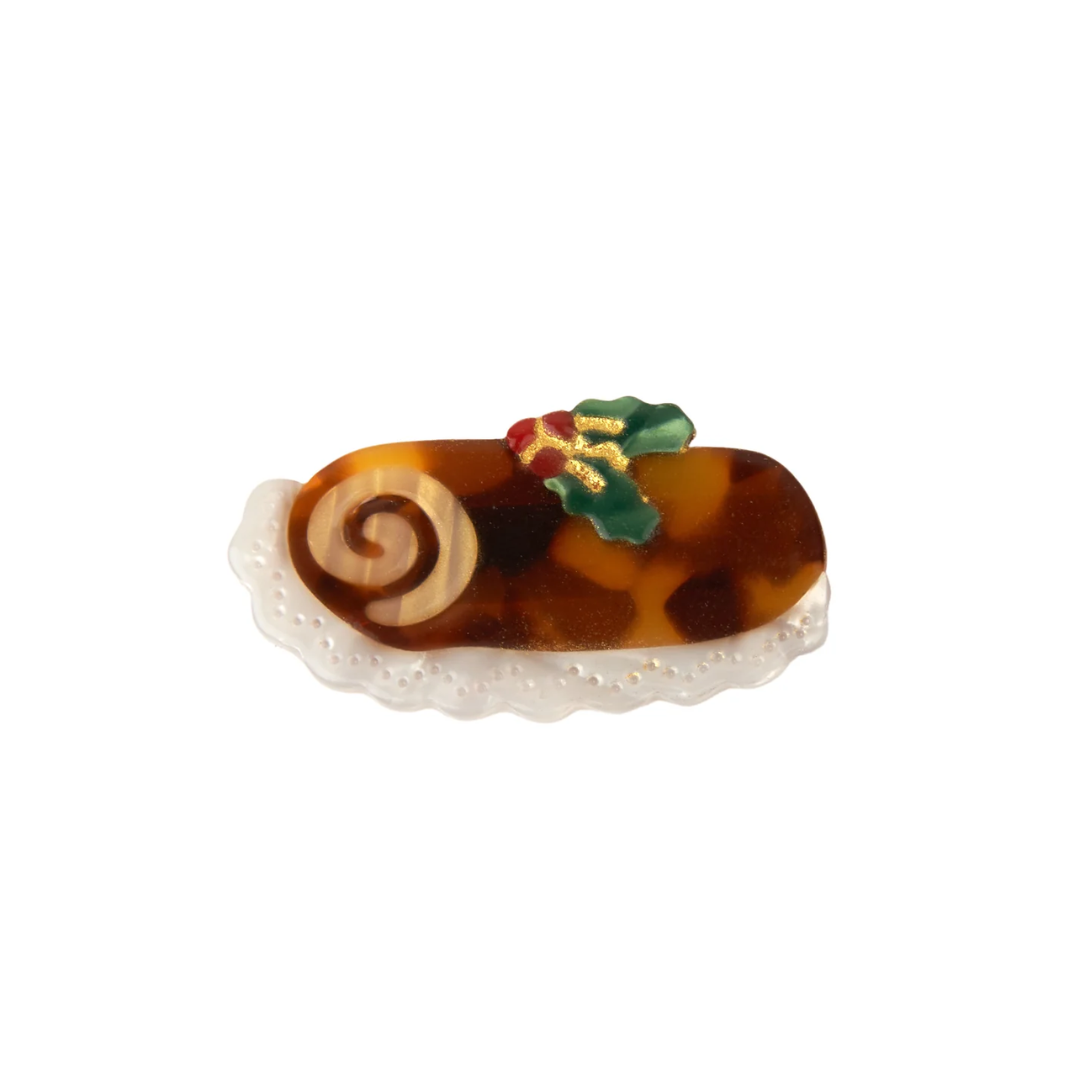 Coucou Suzette - Barrette Bûche de Noël