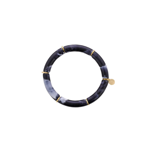 Bracelet tubes – Acier & résine