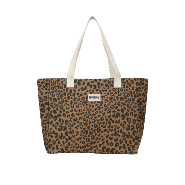 Hindbag - Cabas Claude Léopard cannelle