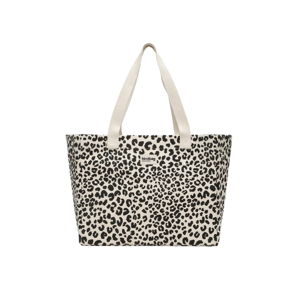 Hindbag - Cabas Claude Léopard écru