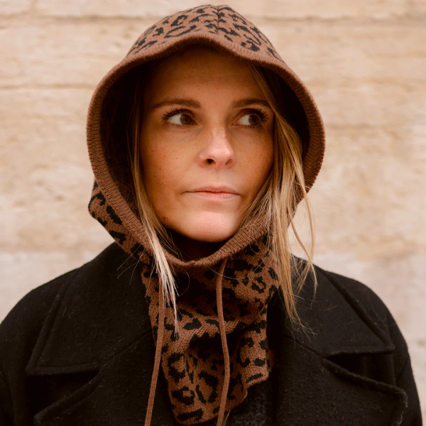 Mon petit Léon - Cagoule adulte motif léopard