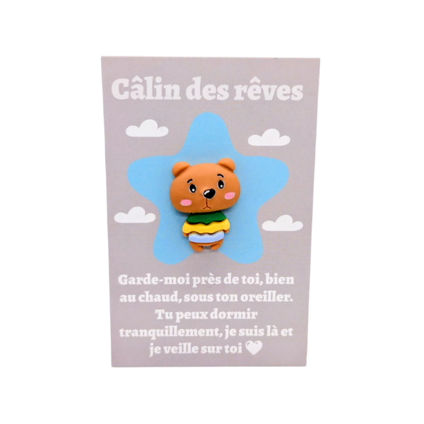 Câlin de Poche - Rêve Ourson pull rayé